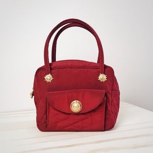 Quilted Red Philippe Charriol Mini Handbag